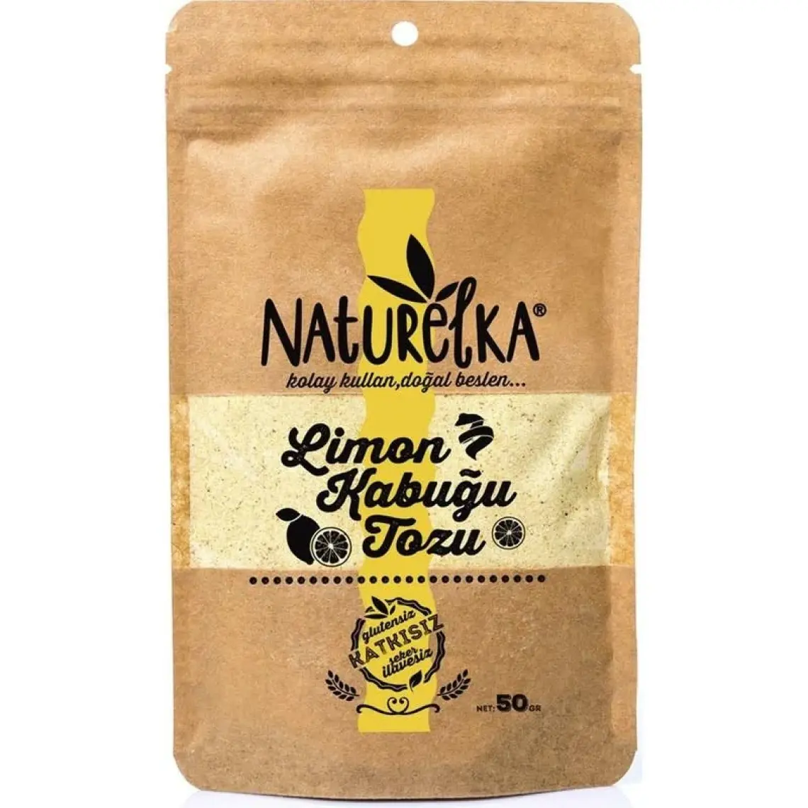 Naturelka Limon Kabuğu Tozu Glutensiz 50 gr