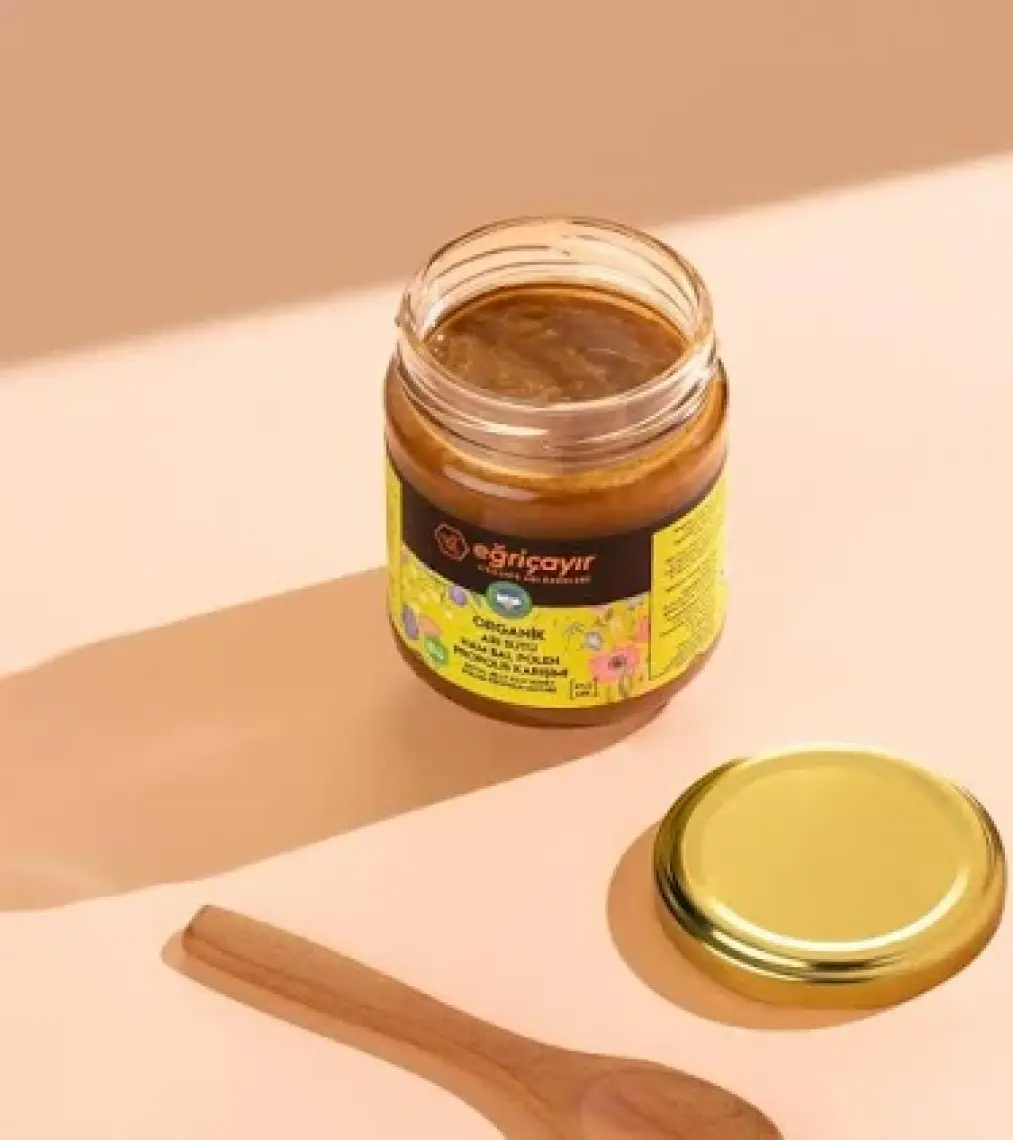 Eğriçayır Organik Arı Sütü Bal Polen Propolis Karışımı 240 gr