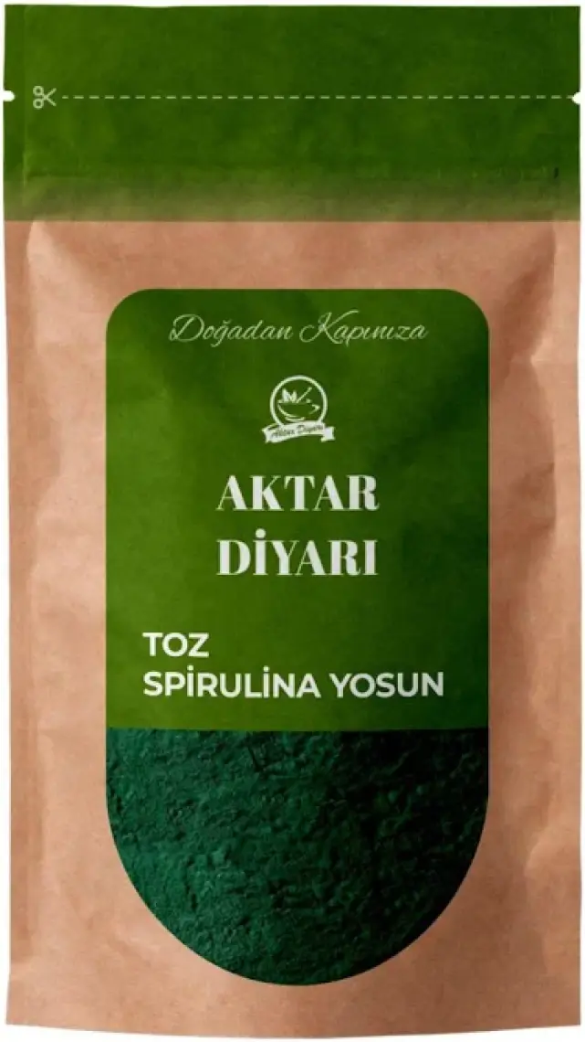 Spirulina Toz Deniz Yosun - Spirulina % 100 Saf 10 Gr