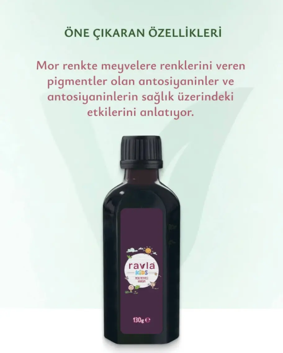 Ravla Kids Mor Meyveli Karışım - 130g