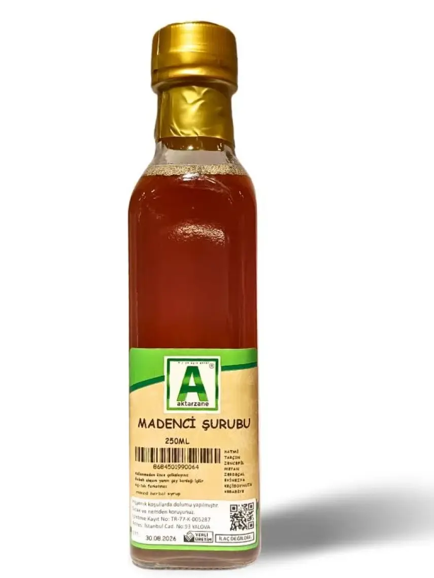 AKTARZANE Madenci Şurubu 250ML Avantajlı Boy Vitamin Destek