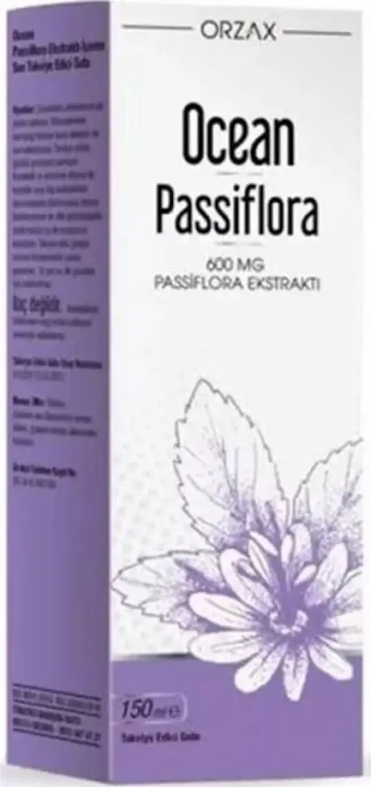 Orzax Passiflora 600 mg Passifflora Extract 150 ml