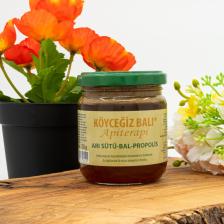 Arı Sütü Bal Propolis Karışımı 250 g Cam Kavanoz 3'ü 1 Yerde