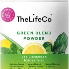TheLifeCo Yeşil Sebzeler İçecek Tozu (Green Blend) 120g