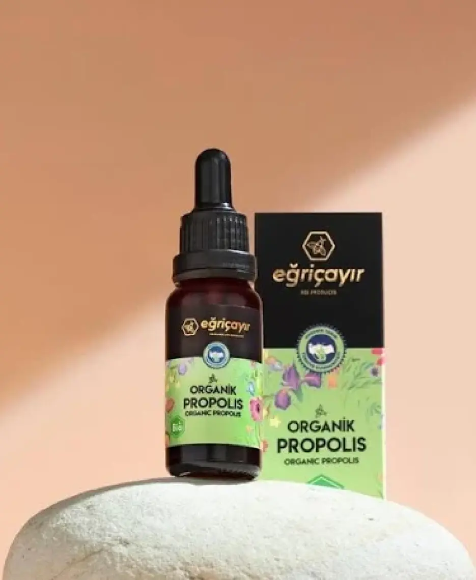 Eğriçayır Organik Propolis 20 ml (Organik Alkol Bazlı)