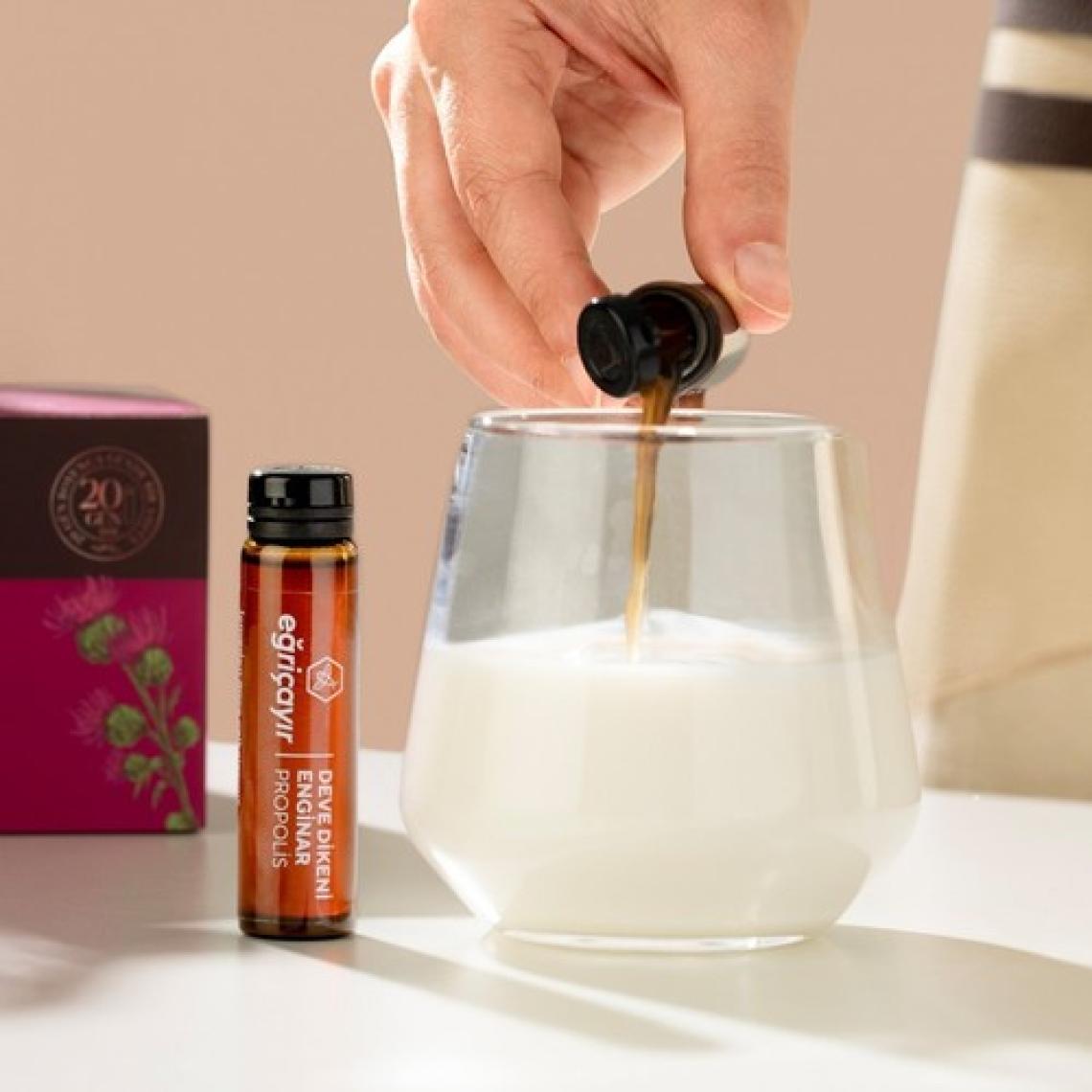 Eğriçayır Deve Dikeni + Enginar + Propolis Ampul Takviye Edici Gıda