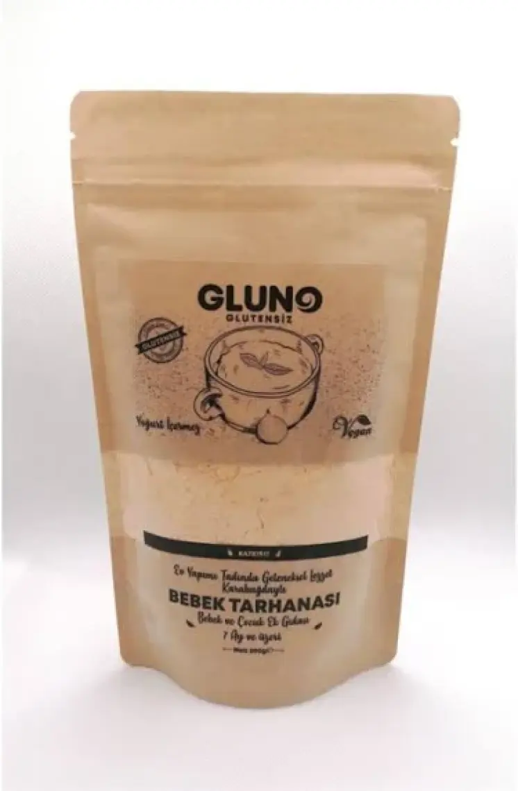 Gluno Glutensiz Karabuğdaylı Bebek Tarhanası 200 gr