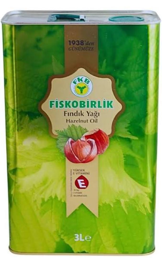 Fiskobirlik Fındık Yağı 3 lt