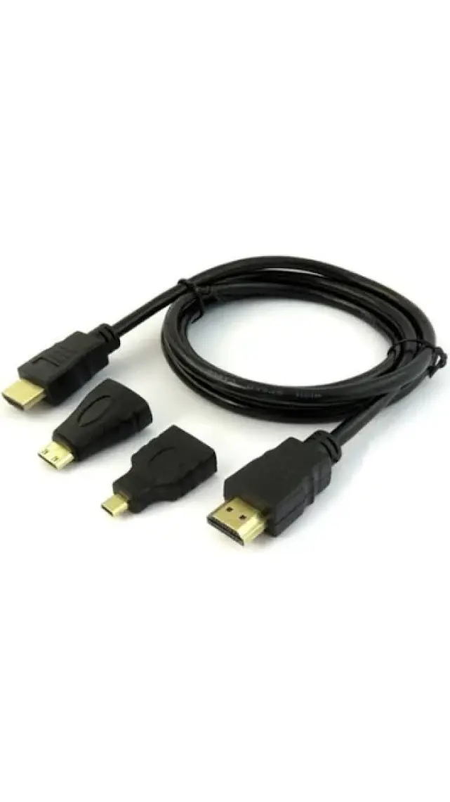 Blueway 3in 1 HDMI Kablosu Micro / Mini HDMI Kablo 3'lü