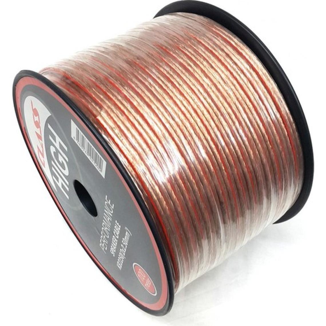 Class 2x2,50mm Hoparlör Ses Sistemi Kablosu Şeffaf