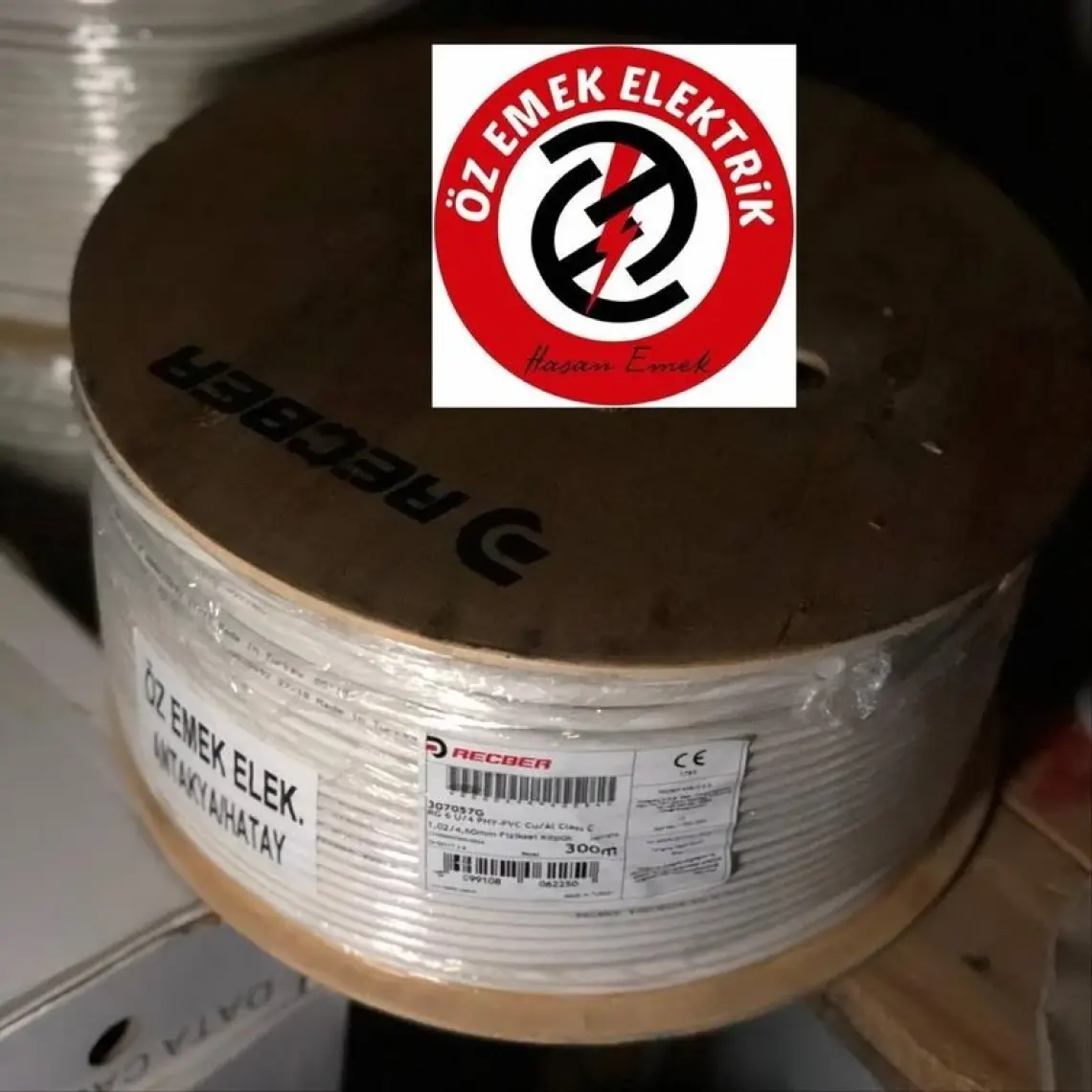 Reçber Rg6U4 Cu Al Bakır 100Metre Anten Kablosu