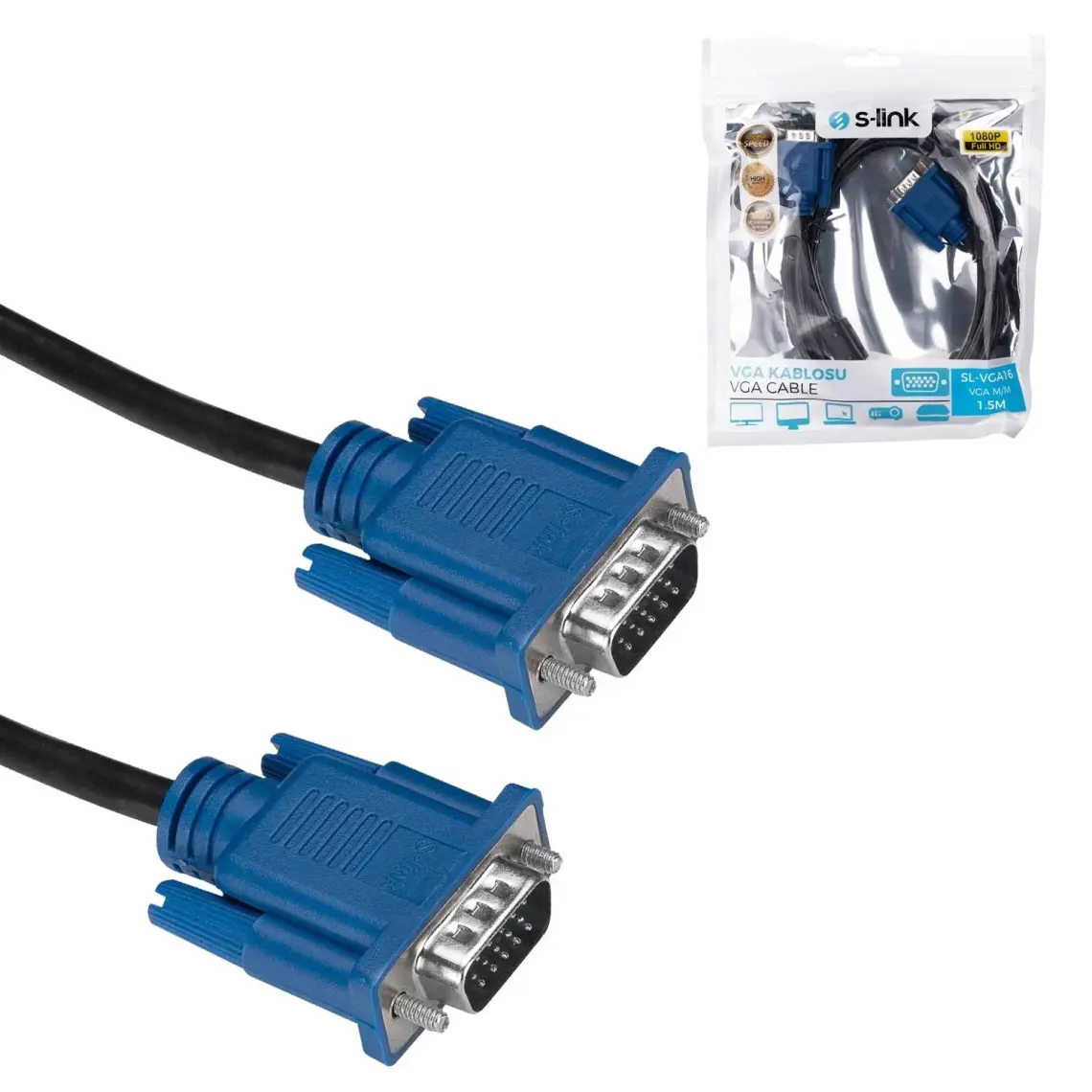 S-link SL-VGA16 VGA 1.5m Data Kablosu