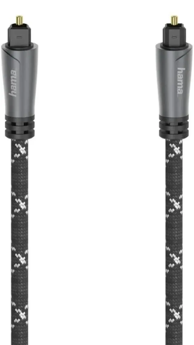 Hama Audio Fiber Optik Kablo, Odt Fiş (Toslink), Metal,