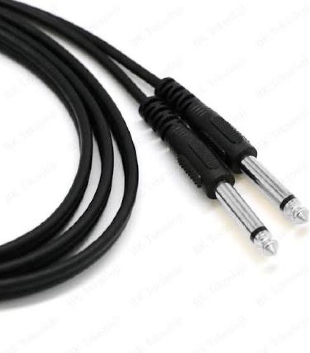 BK Teknoloji 3.5mm Stereo Erkek To 2 x 6.3mm Mono Erkek Y Kablo - 3 Metre