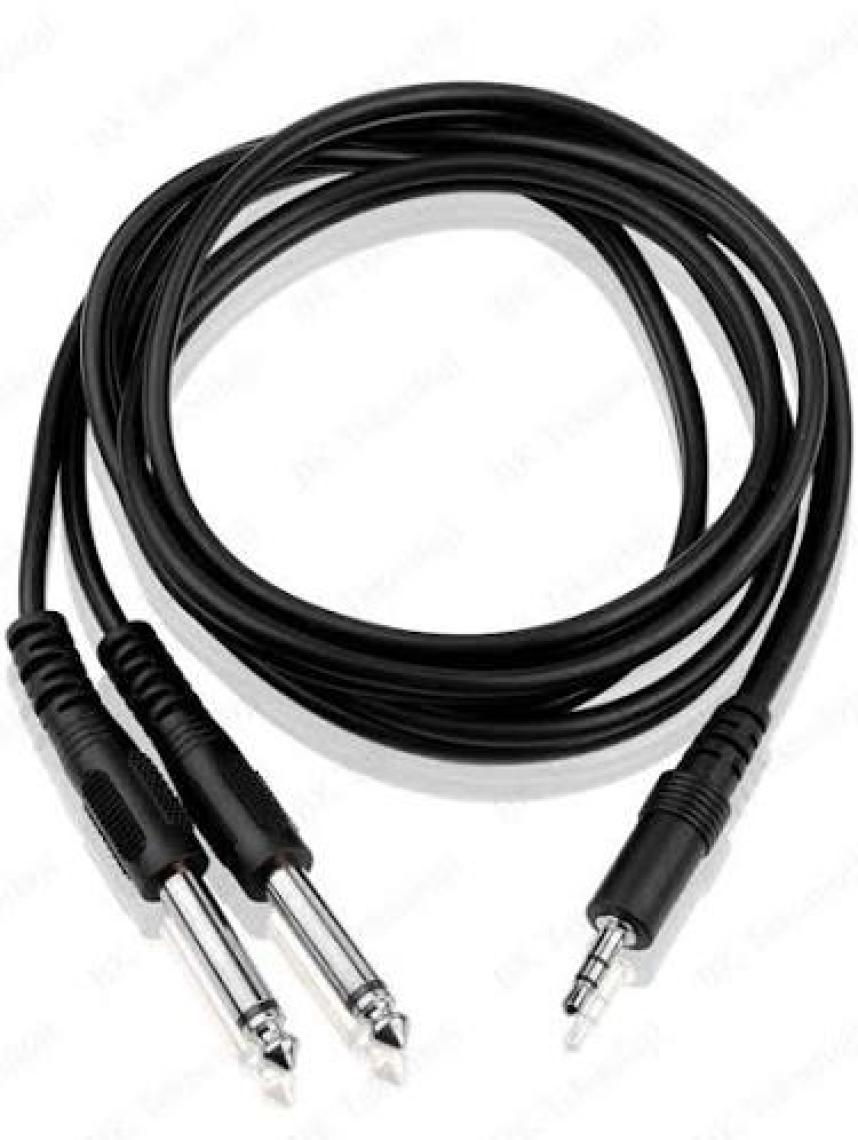 BK Teknoloji 3.5mm Stereo Erkek To 2 x 6.3mm Mono Erkek Y Kablo - 3 Metre