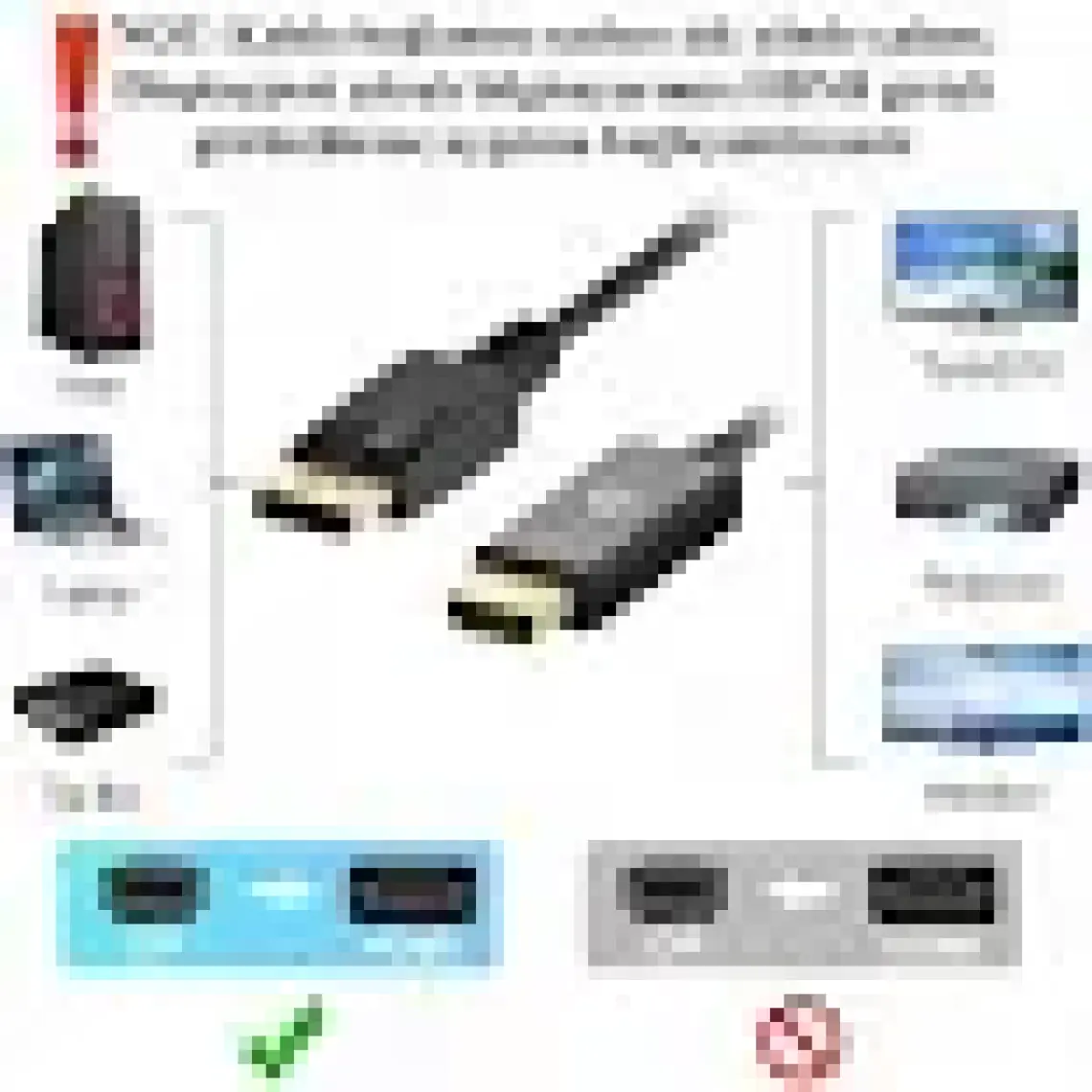 BK Teknoloji Yüksek Kalite Displayport To HDMI Dönüştürücü Kablo - 3 Metre