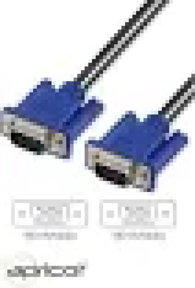 Apricot AP-201E 1,5 Metre Mavi Uçlu Monitör & Tv & Pc & Projeksiyon Uyumlu Yüksek Kalite VGA Kablo