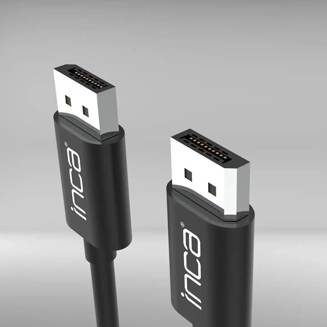 Inca DisplayPort - DisplayPort 4K@60Hz Kablo 2 m, Oksijensiz Saf Bakır, Dayanıklı PVC Kaplama ile Uzun Süreli
