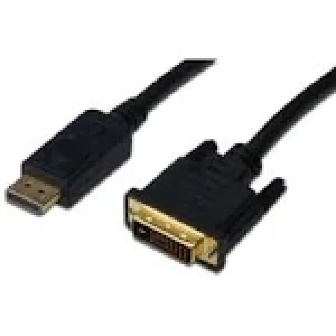Displayport <-> Dvı Kablosu,  Dp Erkek - Dvı (24+1) Erkek, 3 Metre, Dp 1.1 Uyumlu Ul, Siyah Renk
