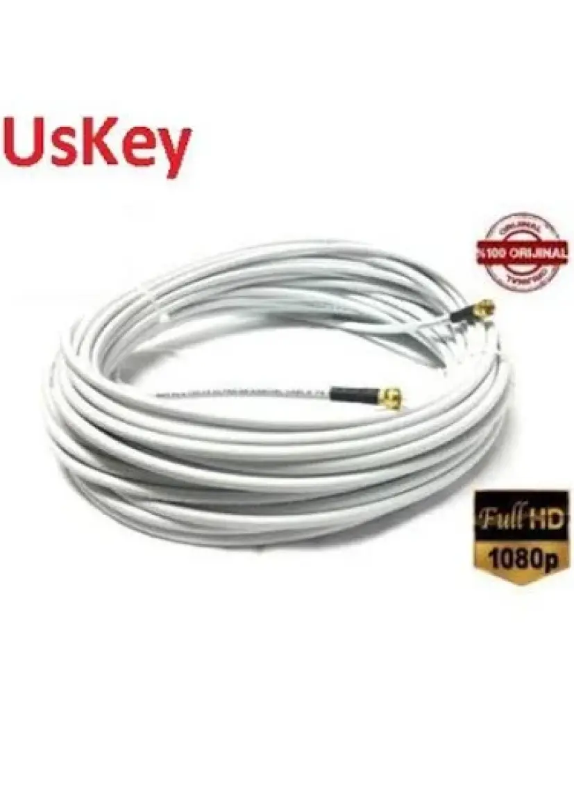 Rose 2 Metre Gold F Konnektörlü Anten Kablosu