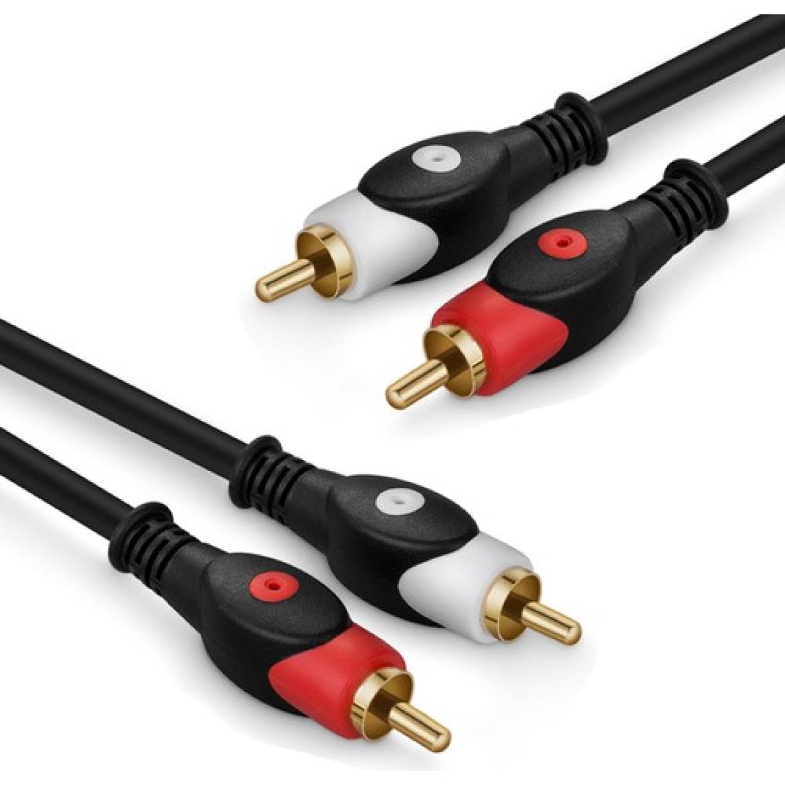 BK Teknoloji Yüksek Kalite 2rca Erkek-Erkek Ses Kablosu - 1.5 Metre
