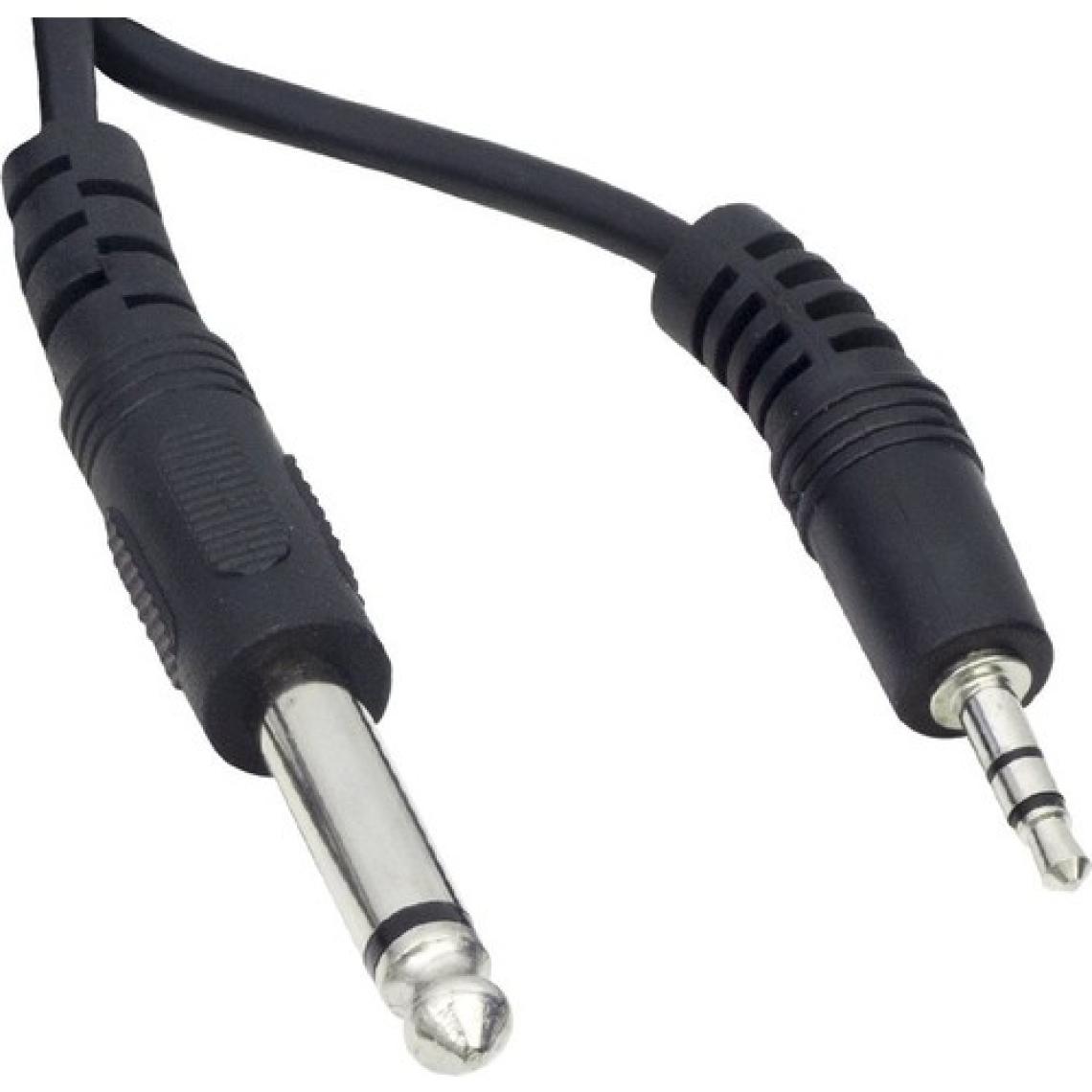 Ayt Powermaster 3.5 mm Stereo Erkek 6.3 mm Mono Erkek 3 Metre Kablo Jack Bilgisayar ve Ses Sistemi Kablosu