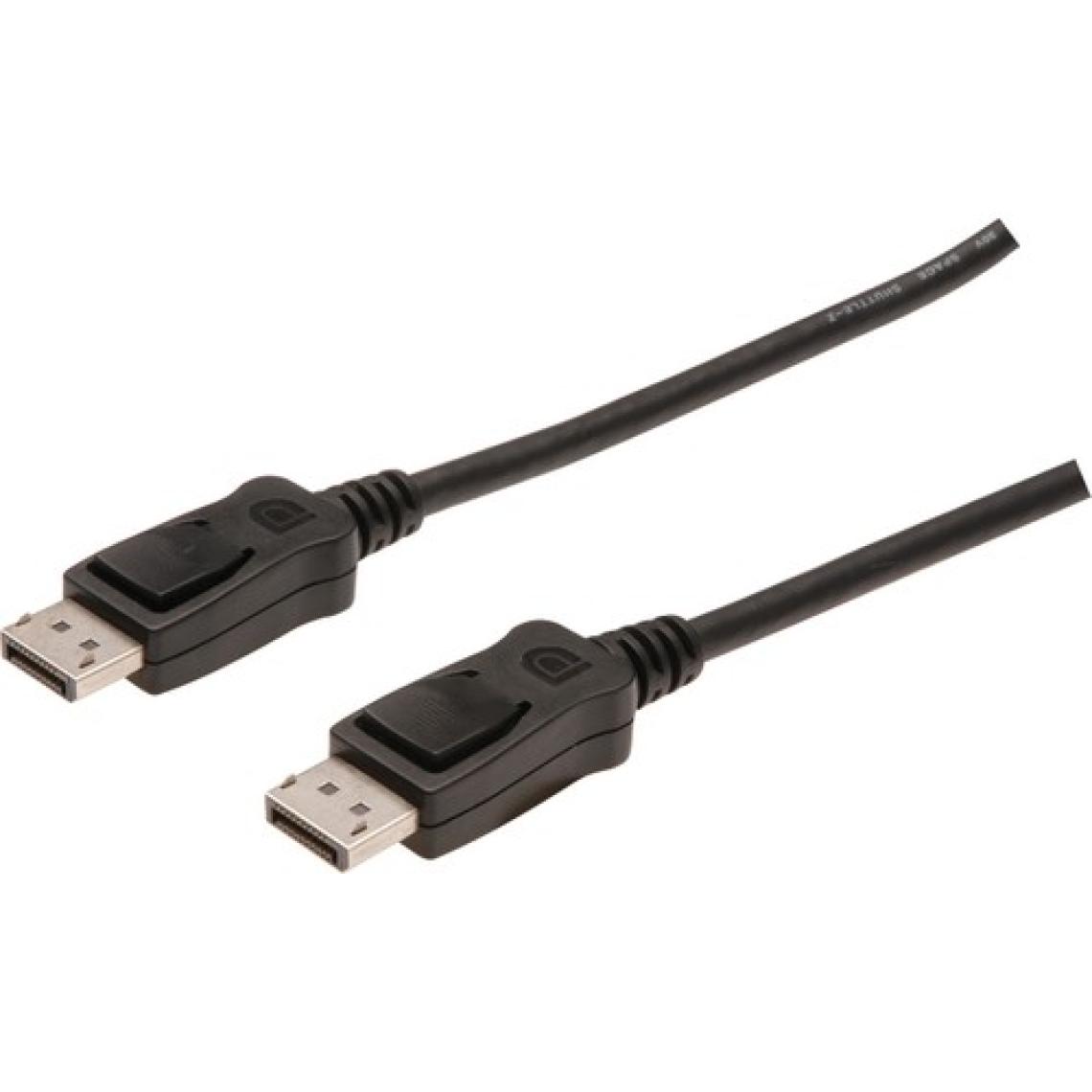 Digitus DP to DP DisplayPort Bağlantı Kablosu 2m Kilit Mekanizma (AK-340100-020-S)