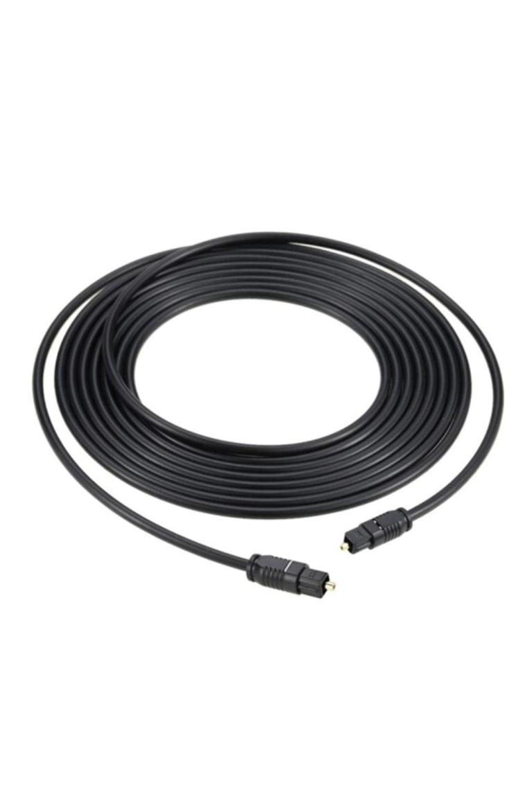 CresCent Optik Ses Kablosu Fiber Optik Toslink 5 Metre
