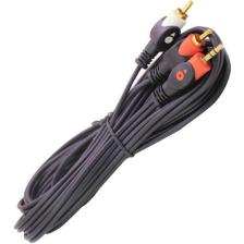 Polaxtor Kablo Aux 3.5mm Stereo 2rca Gold 1.5mt Polaxtor PLX-21883