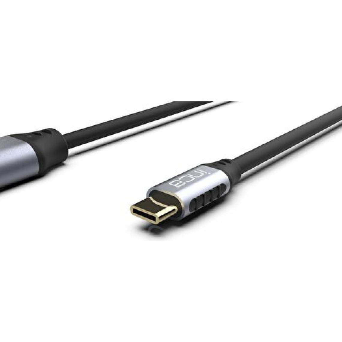 Inca ITCH-02TX  Type-C To HDMI 4K Altın Uçlu Kablo 2 mt