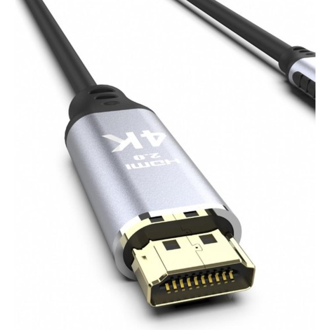 Inca ITCH-02TX  Type-C To HDMI 4K Altın Uçlu Kablo 2 mt