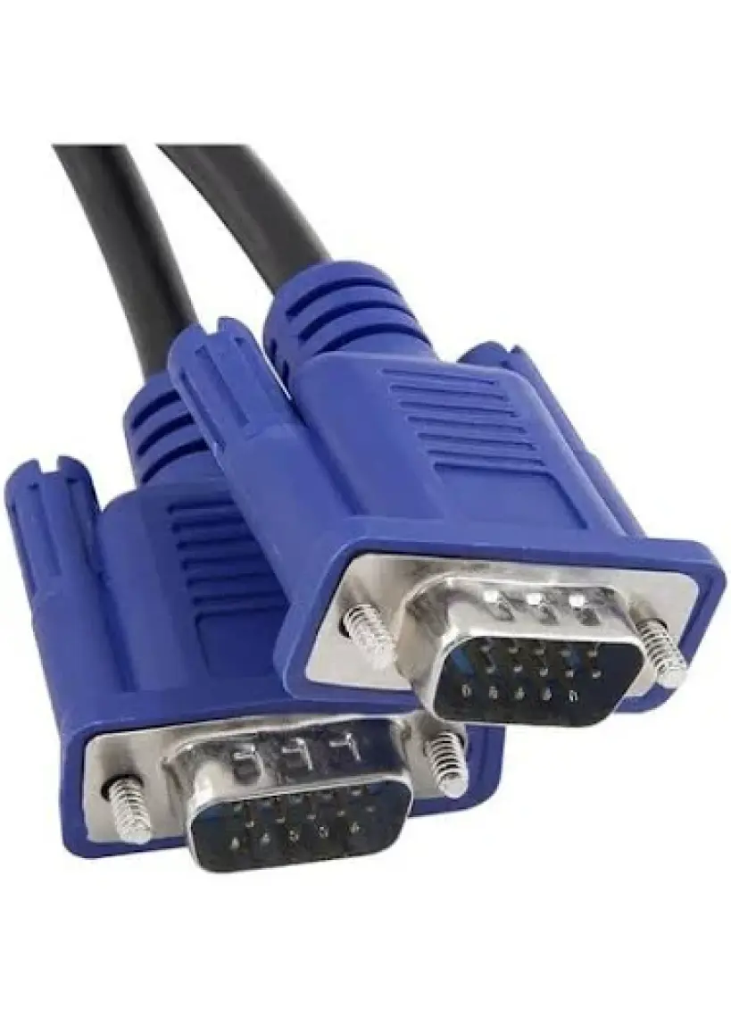 Apricot AP-201E 1,5 Metre Mavi Uçlu Monitör & Tv & Pc & Projeksiyon Uyumlu Yüksek Kalite VGA Kablo