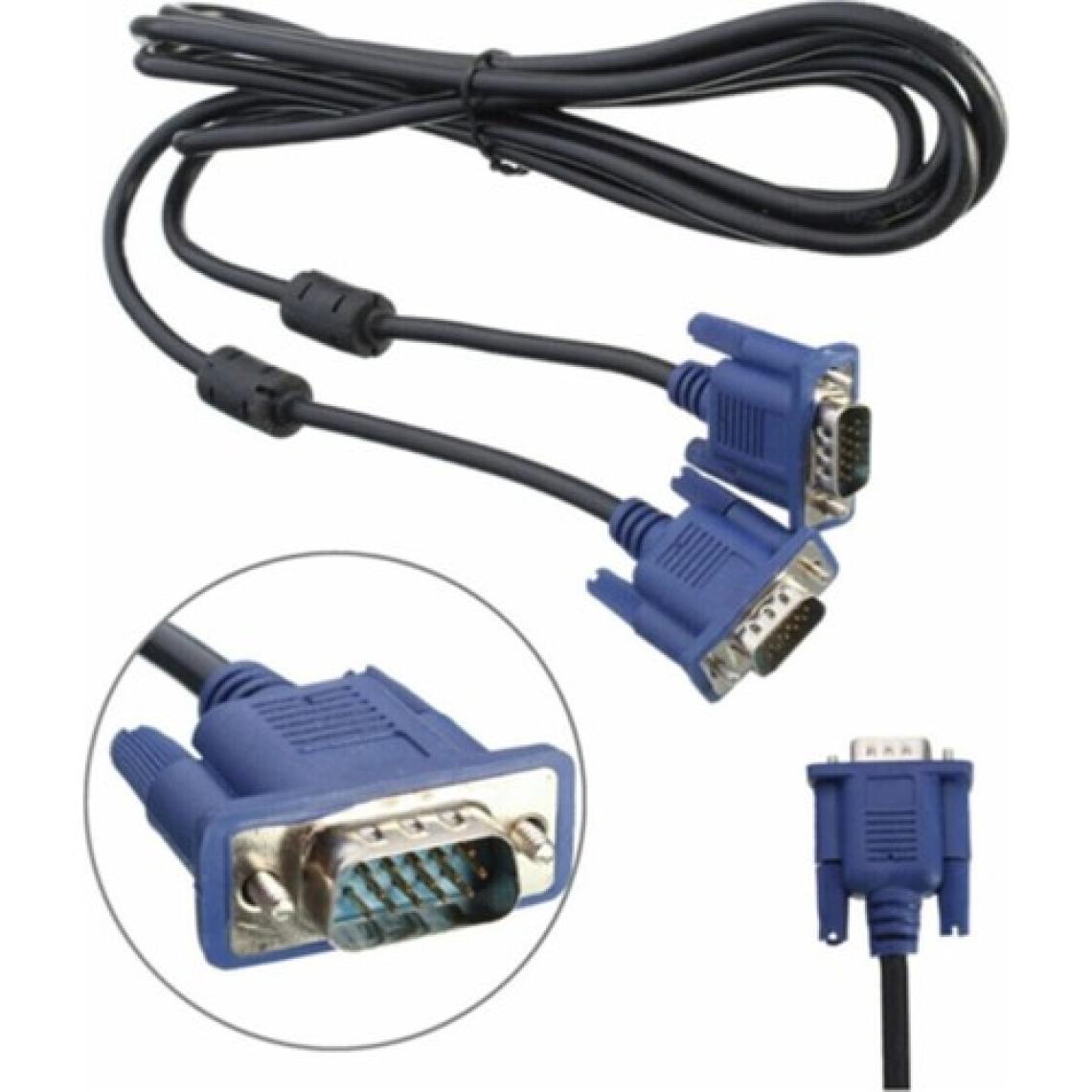 Speeduf 1.5 Metre VGA Kablosu Ekran LCD LED Monitör Bağlantı 15 Pin  Pc Laptop Görüntü Kablosu 1.5 M
