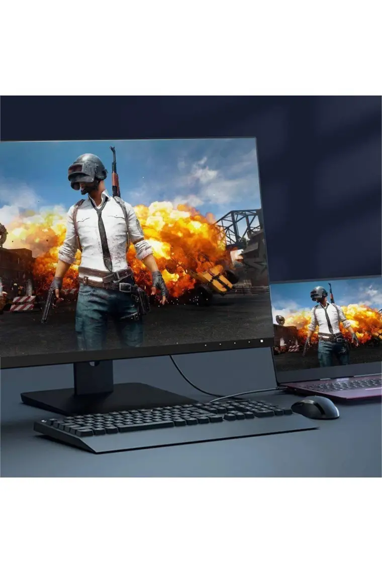 Paugge USB C to Displayport Kablo - DP 1.4, Thunderbolt 4, Thunderbolt 3, HDR, 8K 60Hz, 4K 144Hz, 4K 120Hz, 4K 60Hz, 2K 240Hz, Full HD 240Hz, Örgülü, 2 Metre (CDP14B-PRO)