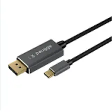 Paugge USB C to Displayport Kablo - DP 1.4, Thunderbolt 4, Thunderbolt 3, HDR, 8K 60Hz, 4K 144Hz, 4K 120Hz, 4K 60Hz, 2K 240Hz, Full HD 240Hz, Örgülü, 2 Metre (CDP14B-PRO)