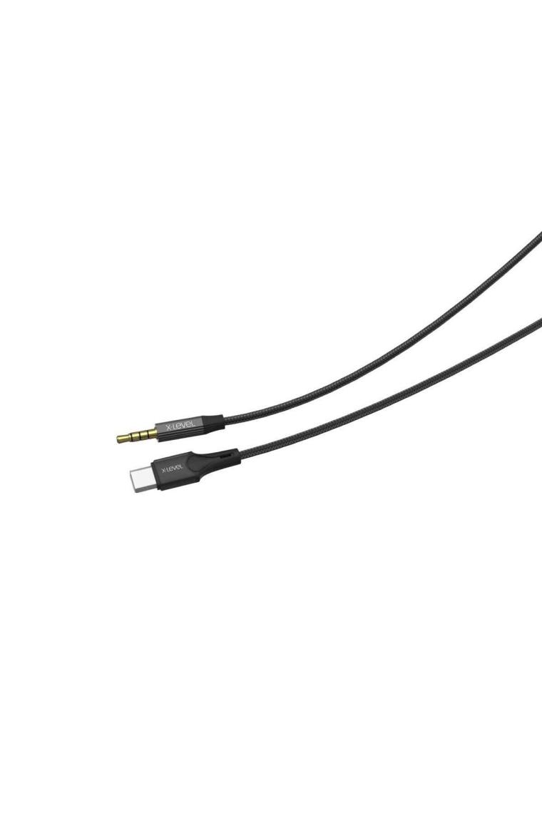 X-Level X-Line 3.5 mm Stereo Aux - Lightning Ses Kablosu - 1 Metre Uzunluğunda