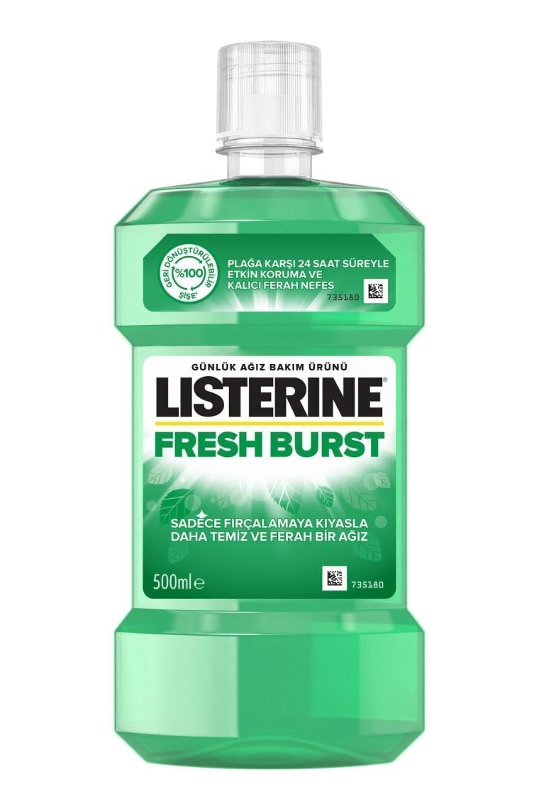 Listerine Fresh Burst Ferah Nane 500 ml Gargara