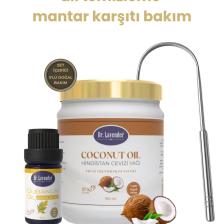 Dr. Lavender 3'lü Doğal Ağız Bakım Seti – Hindistan Cevizi Yağı - Akgünlük Yağı - Dil Temizleyici