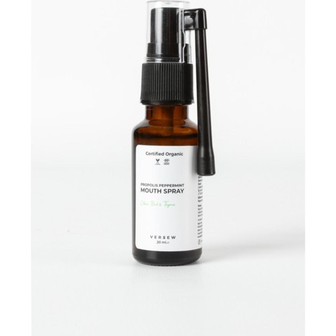Versew Organik Ağız Spreyi 20 ml - Propolis ve Flavonoid ile Ağız ve Boğaz Sağlığını Destekleyen Nane Aromalı Sıvı