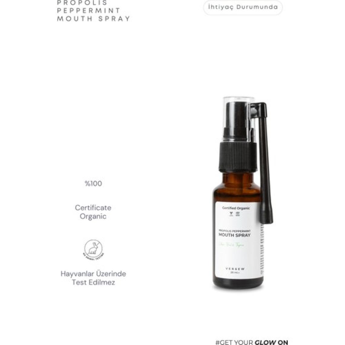Versew Organik Ağız Spreyi 20 ml - Propolis ve Flavonoid ile Ağız ve Boğaz Sağlığını Destekleyen Nane Aromalı Sıvı