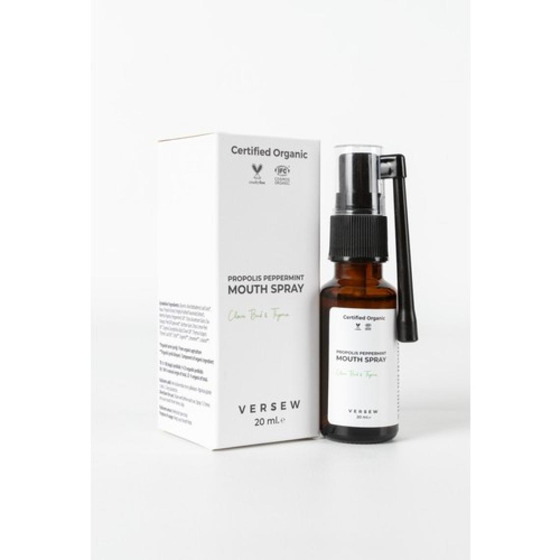 Versew Organik Ağız Spreyi 20 ml - Propolis ve Flavonoid ile Ağız ve Boğaz Sağlığını Destekleyen Nane Aromalı Sıvı