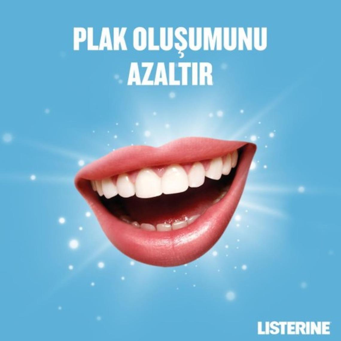 Listerine Advanced White Hafif Tat Alkolsüz Ağız Bakım Suyu 500 ml + 250 ml Hediyeli Set