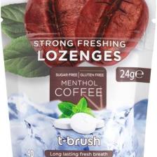 T-Brush Kahve ve Nane Aromalı Ferahlatıcı Ağız Pastili - Alkolsüz ve Şekersiz