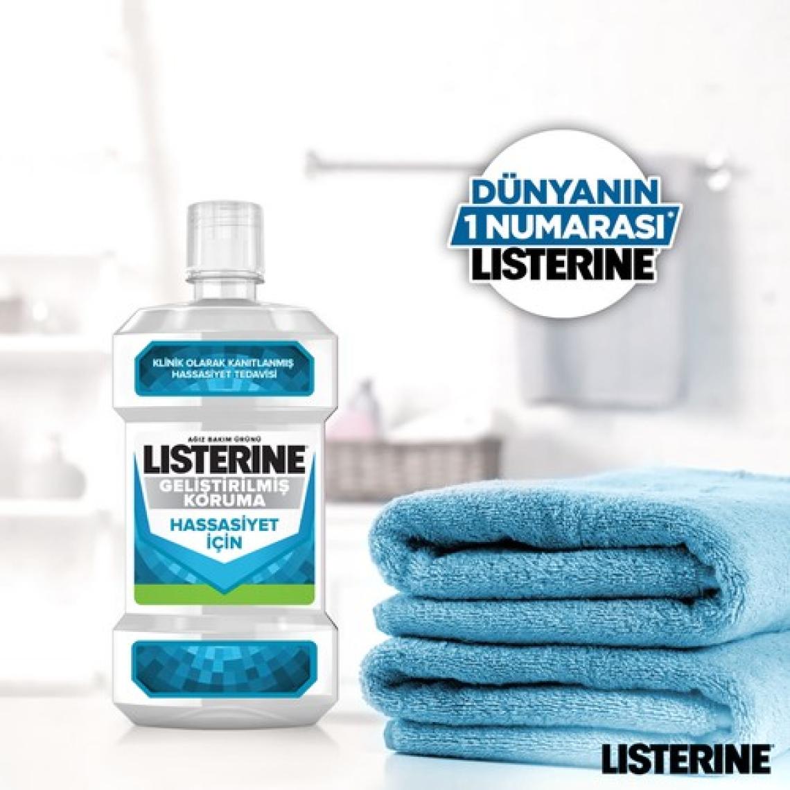 Listerine Advanced Defence Hassasiyet İçin Geliştirilmiş Koruma Ağız Bakım Suyu 500 ml