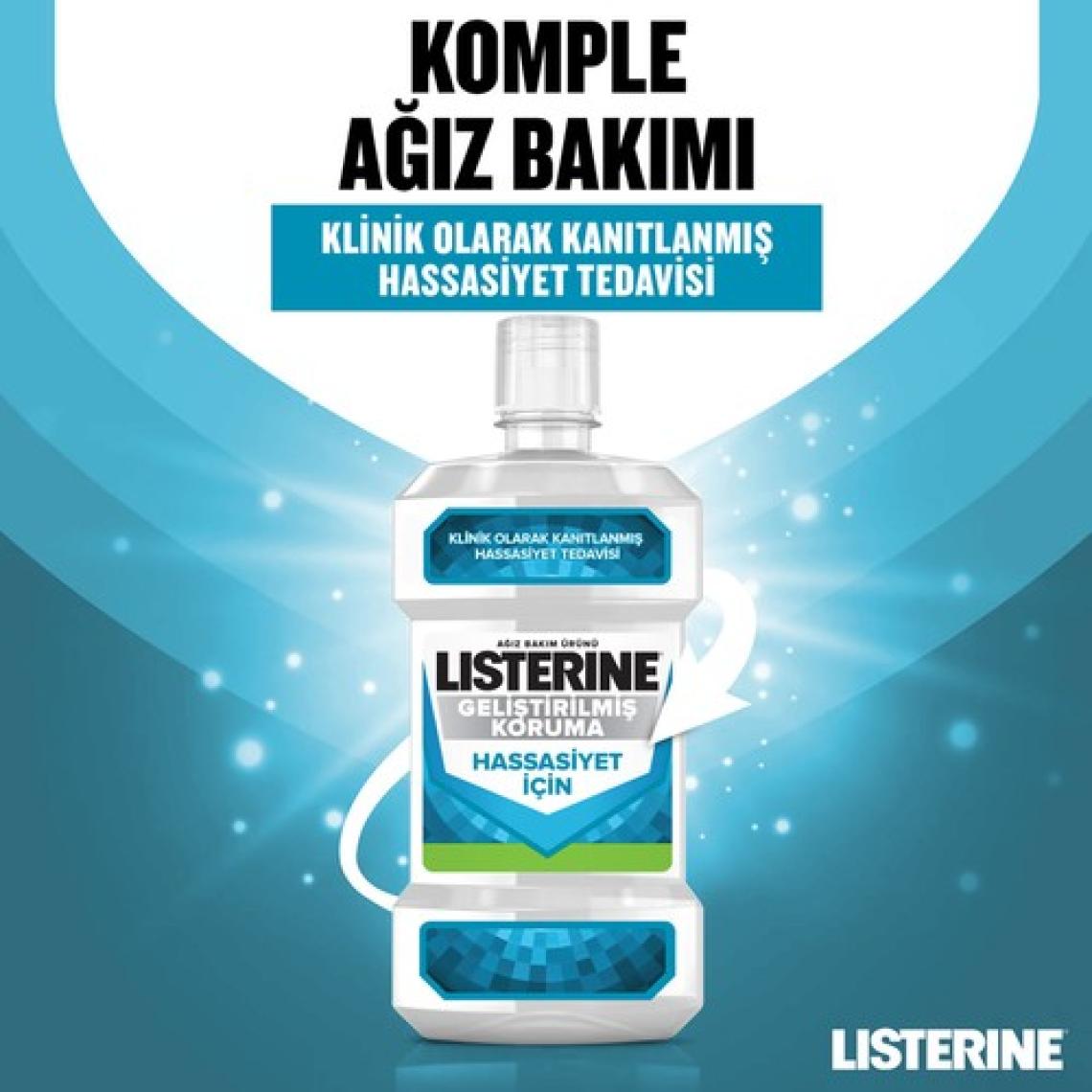 Listerine Advanced Defence Hassasiyet İçin Geliştirilmiş Koruma Ağız Bakım Suyu 500 ml