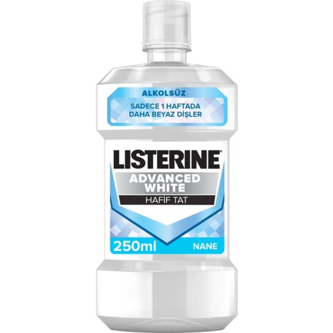 Listerine Advanced White Hafif Tat Gargara 250 ml