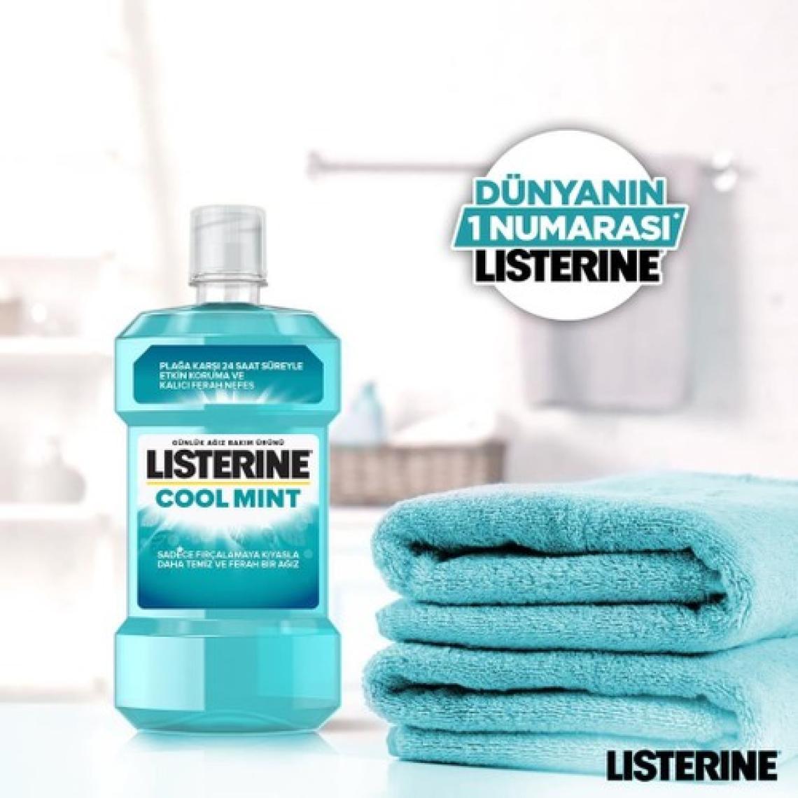 Listerine Cool Mint Ağız Bakım Suyu 500 ml x 2