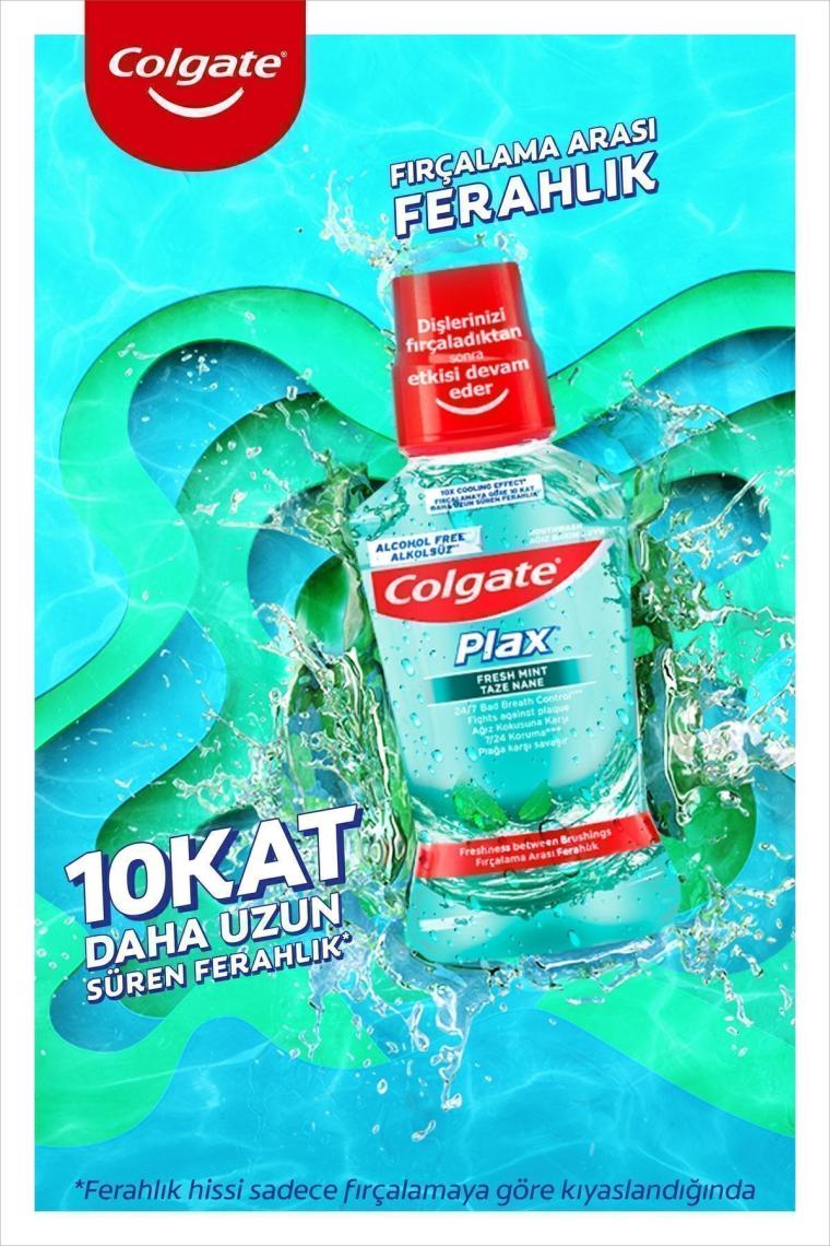 Plax Taze Nane Alkolsüz Ağız Bakım Suyu 250 Ml