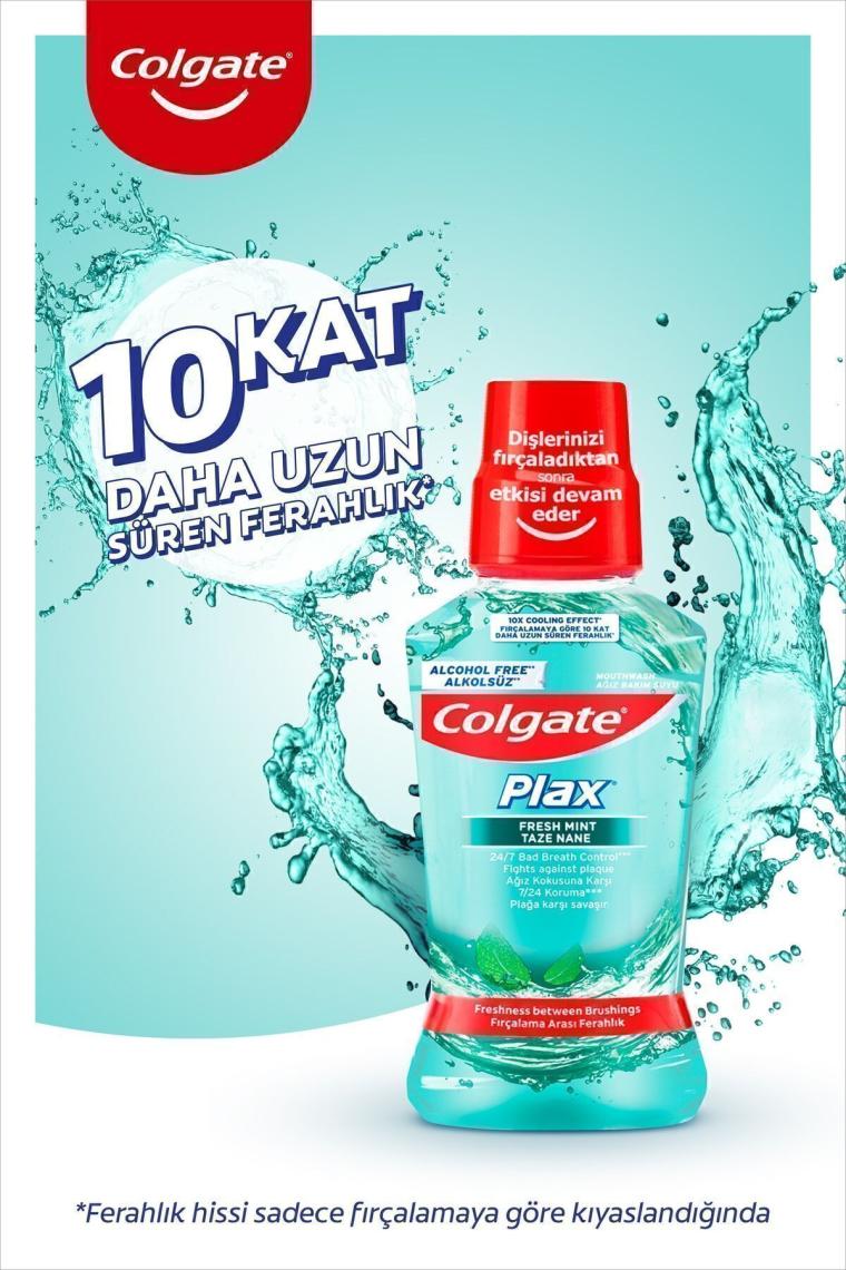 Plax Taze Nane Alkolsüz Ağız Bakım Suyu 250 Ml
