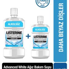 Advanced White Hafif Tat Alkolsüz Ağız Bakım Suyu 500 ml + 250 ml  Set